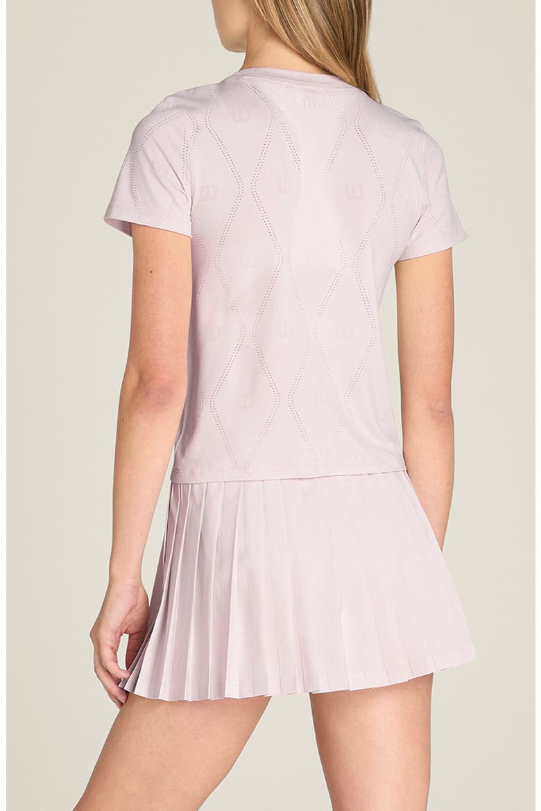 Seamless Short Sleeve T-shirt, Alternate, color, LILAC ASH