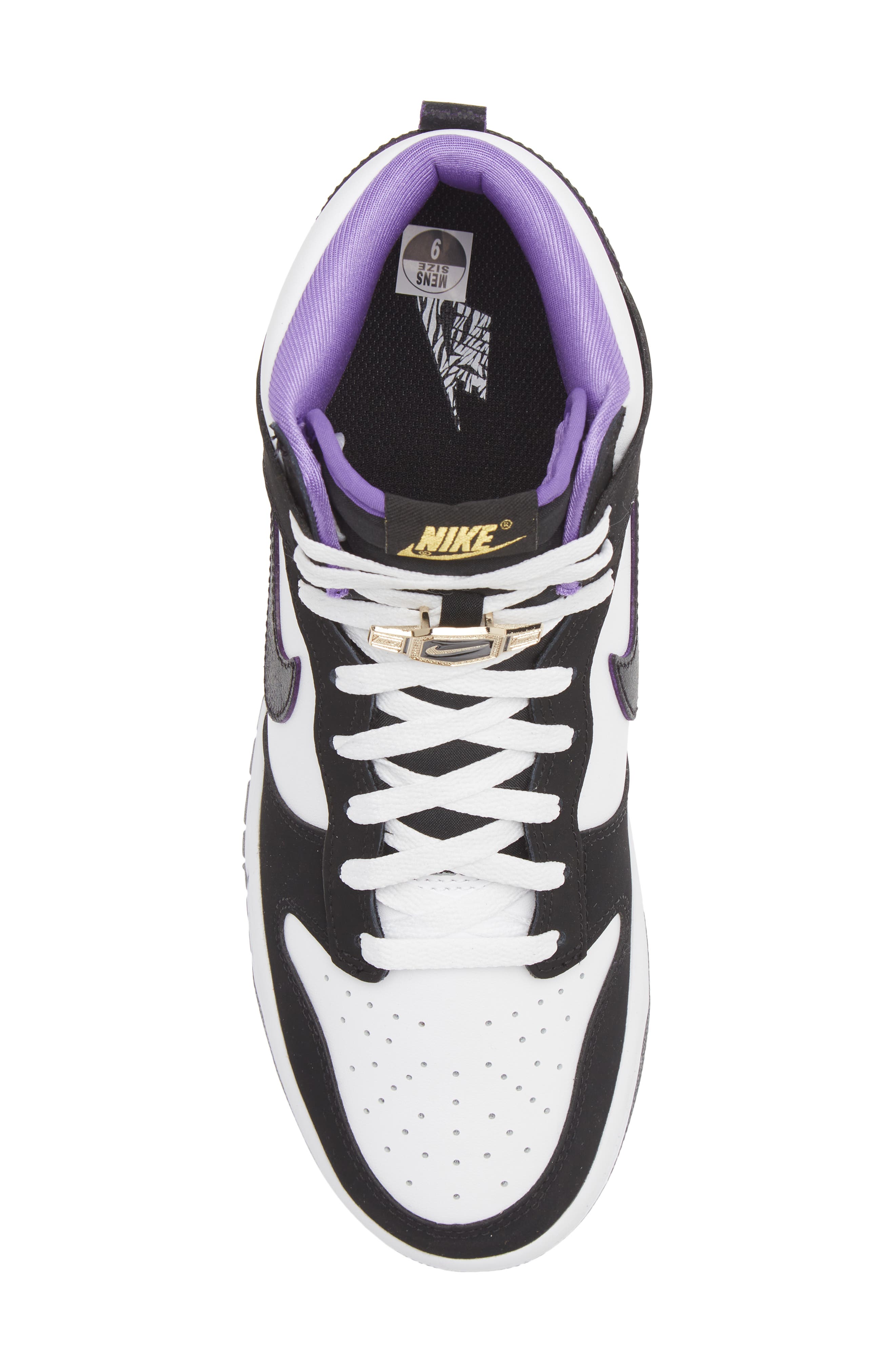 Nike Dunk High Retro Premium EMB Basketball Sneaker, Alternate, color, 