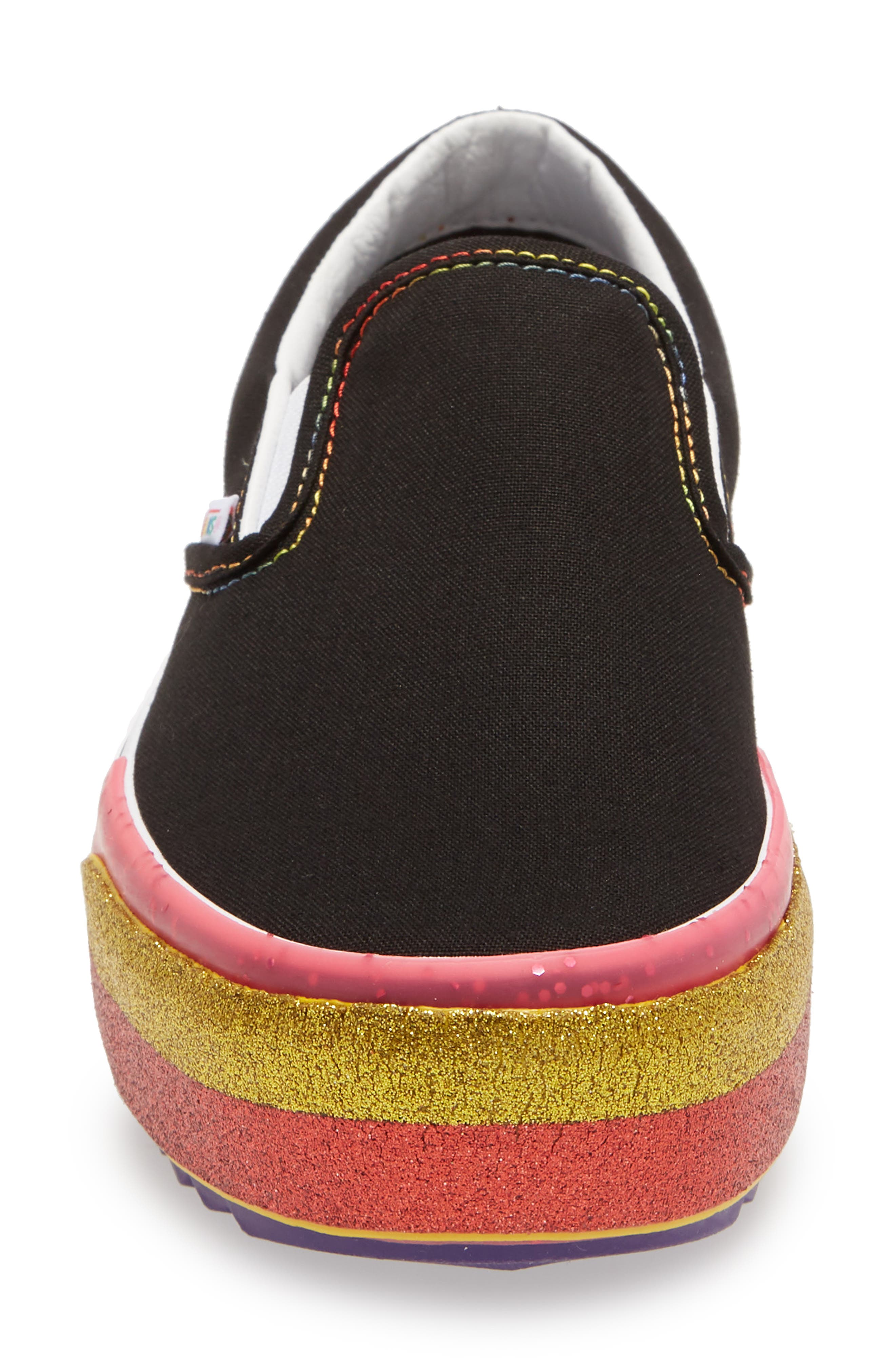 Vans Classic Slip-On Stacked Platform Sneaker, Alternate, color, 