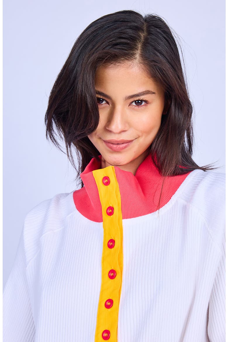 Ripple Rib Pullover, Alternate, color, Sugar