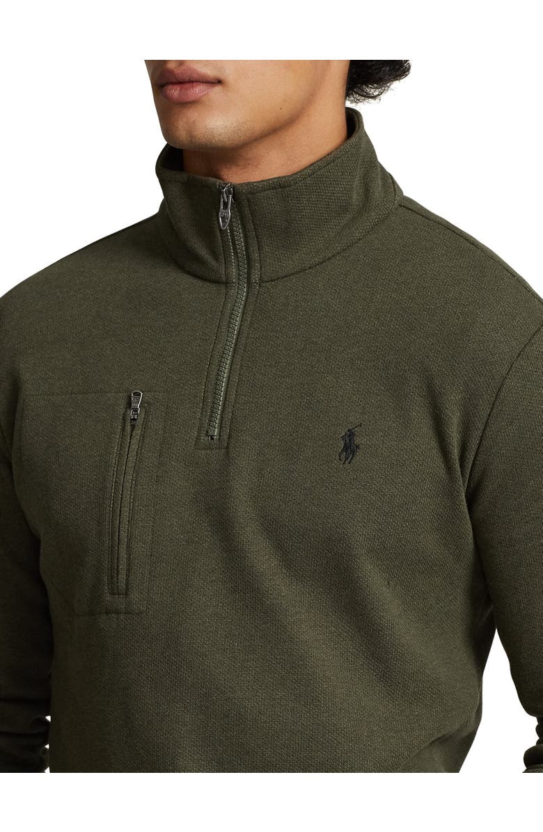 Polo Ralph Lauren Big & Tall Terry 1/4-Zip Pullover, Alternate, color,