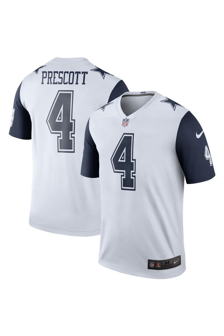 Men's Nike Dak Prescott White Dallas Cowboys Alternate Legend Player Performance Top, Main, color, White
