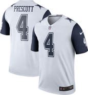 Nike Men's Nike Dak Prescott White Dallas Cowboys Alternate Legend Player Performance Top