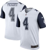 Nike Men's Nike Dak Prescott White Dallas Cowboys Alternate Legend Player Performance Top