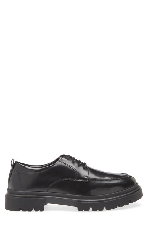 Steve Madden Zelle Lug Sole Derby In Black