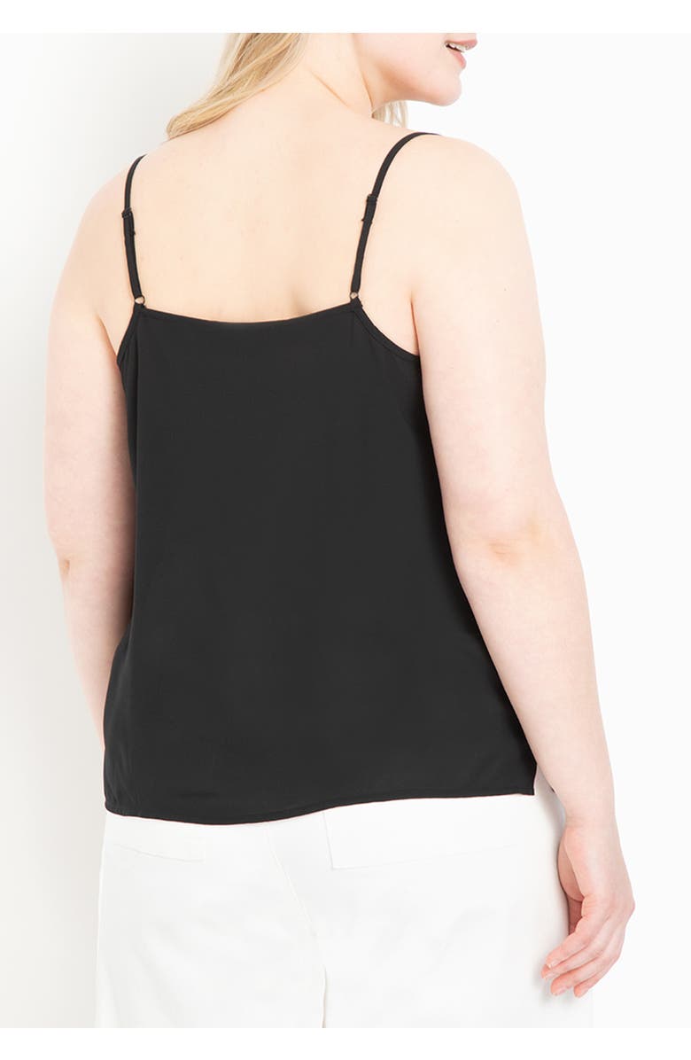 ELOQUII V-Neck Cami, Alternate, color, Black