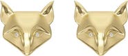 DESERI Fox Stud Earrings