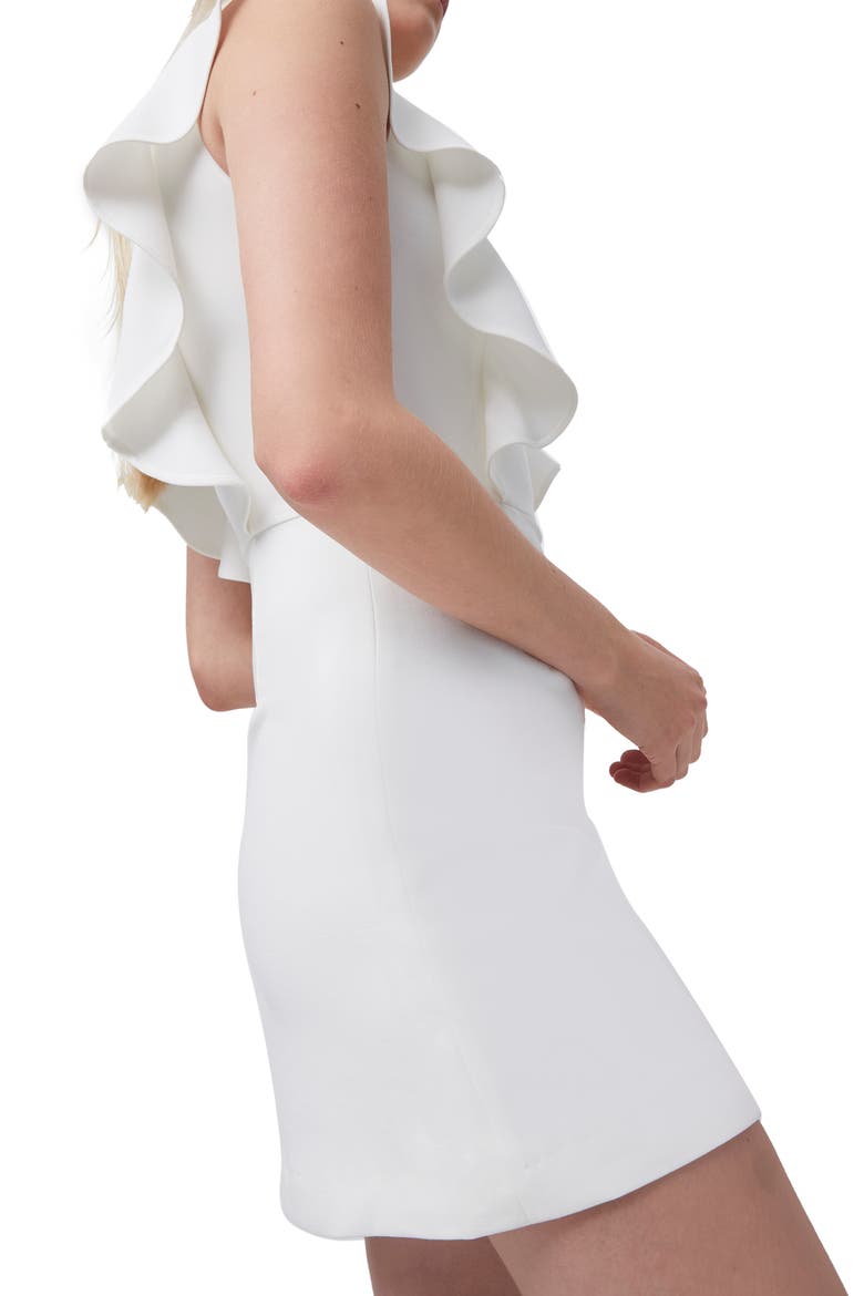 Whisper Ruffle Strap Minidress, Alternate, color, SUMMER WHITE