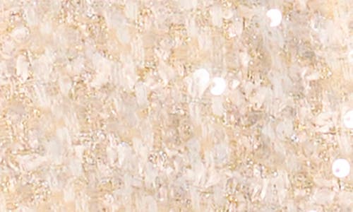 Vince Camuto Sequin Tweed Jacket In Gold