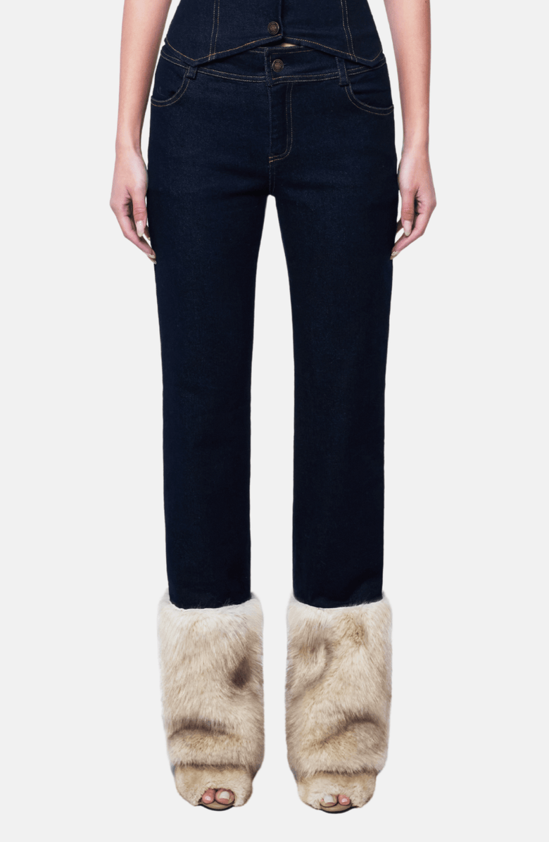 OW Collection DESI Jeans, Main, color, Dark Blue