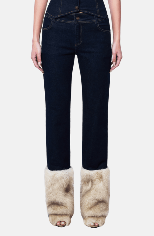 Ow Collection Desi Jeans In Blue