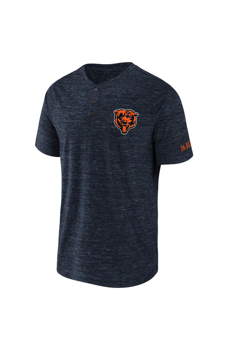 NFL X DARIUS RUCKER Men's NFL x Darius Rucker Collection by Fanatics Navy Chicago Bears Slub Henley T-Shirt, Alternate, color, Navy