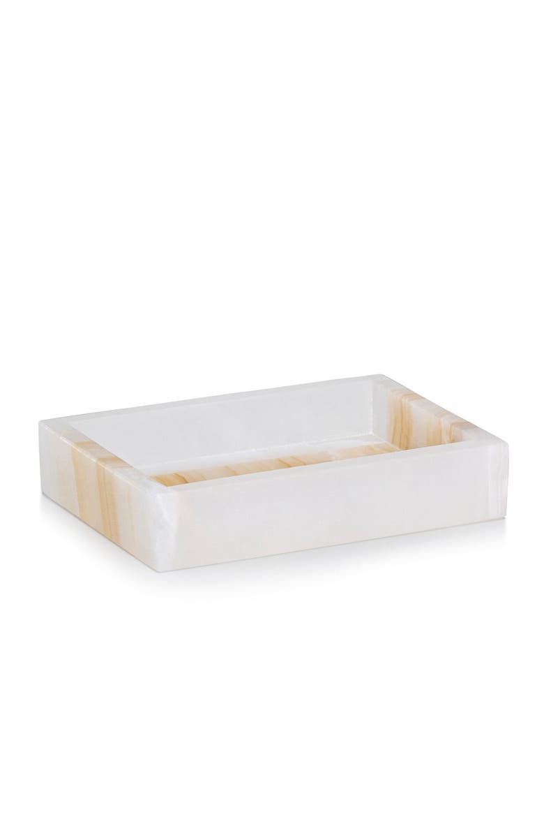 Onix Amber Soap Dish, Alternate, color, BEIGE