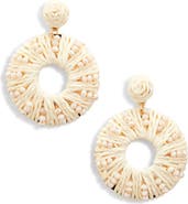 Tasha Raffia Wrap Drop Earrings