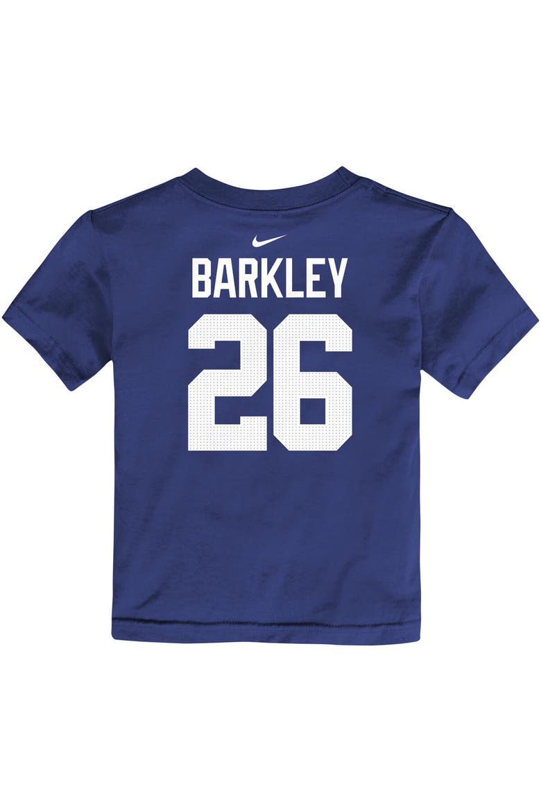 Toddler Nike Saquon Barkley Royal New York Giants Player Name & Number T-Shirt, Alternate, color, Royal