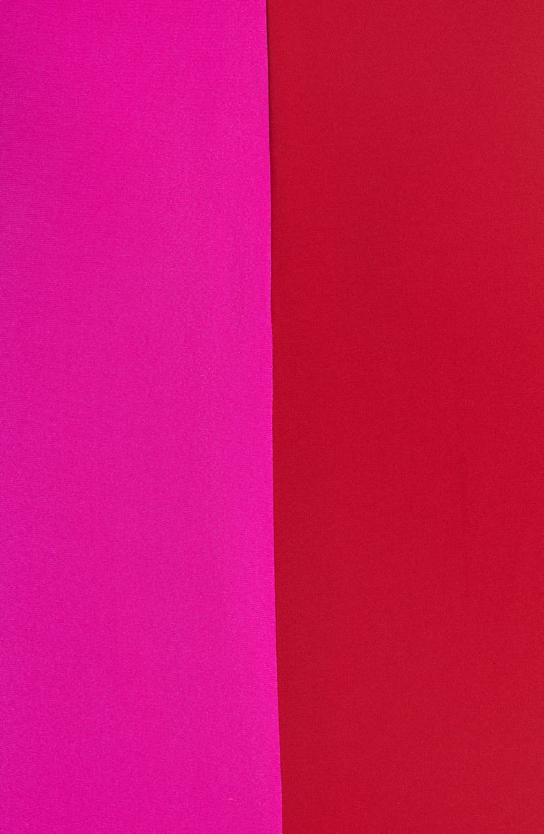 Christian Siriano Side Drape Two-Tone Gown, Alternate, color,