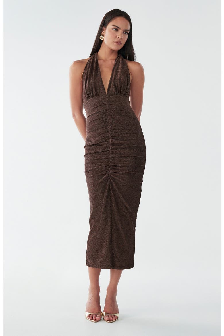 Lizette Dress, Alternate, color, Rose Gold