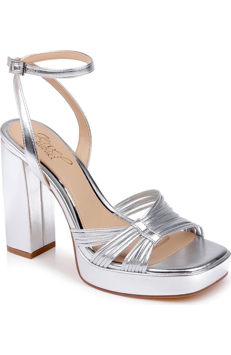Jewel Badgley Mischka Zayla Ankle Strap Platform Sandal, Main, color,
