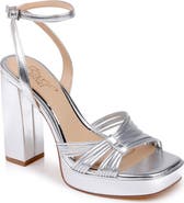 Jewel Badgley Mischka Zayla Ankle Strap Platform Sandal