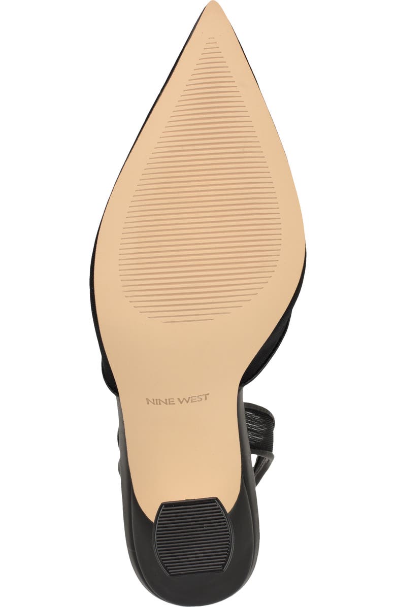 Nine West Kansy Slingback Pump, Alternate, color, Black