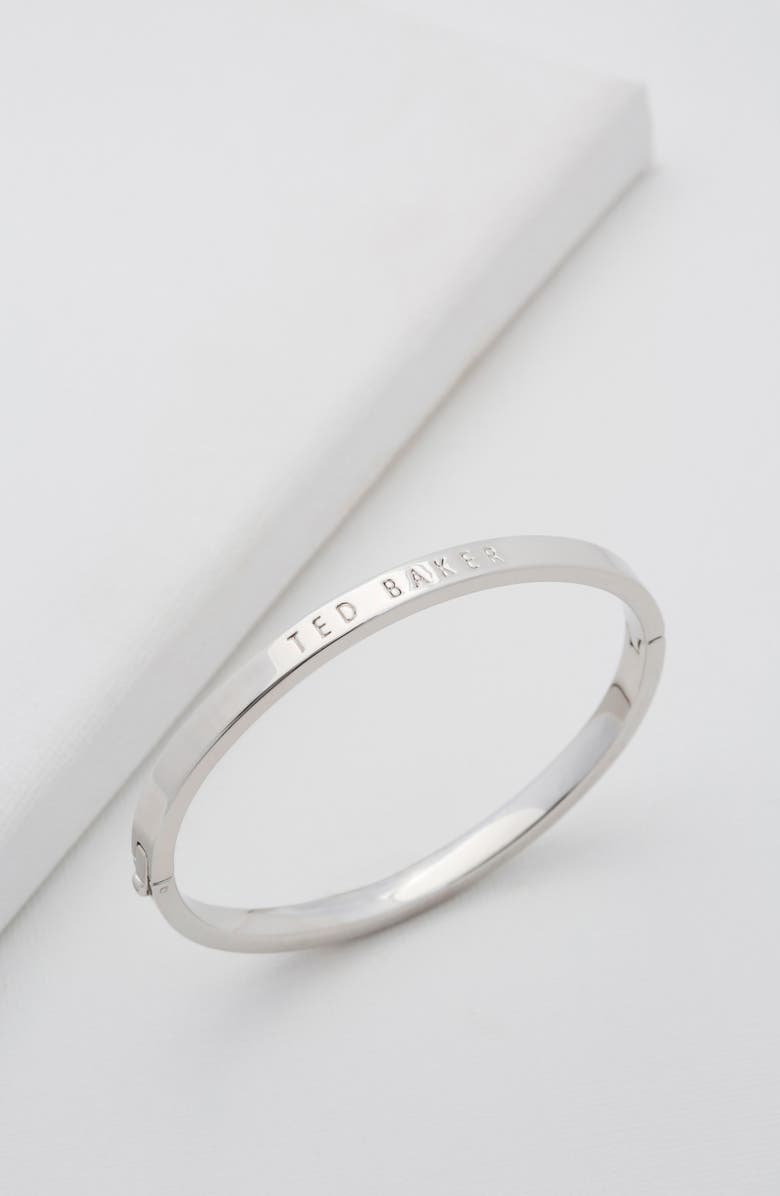 Ted Baker London Clemina Logo Hinge Bangle Bracelet, Alternate, color, 