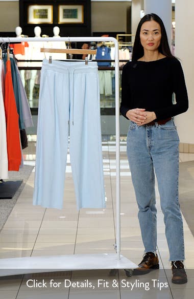 Ankle Wide Leg Travel Pants (Women) | Nordstrom