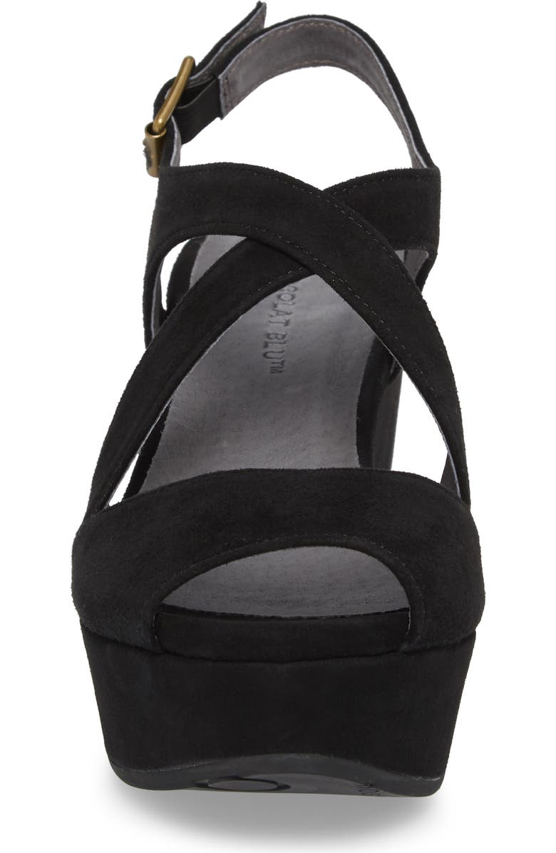 Chocolat Blu Winnie Wedge Sandal, Alternate, color,