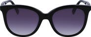 Longchamp 54mm Gradient Tea Cup Sunglasses