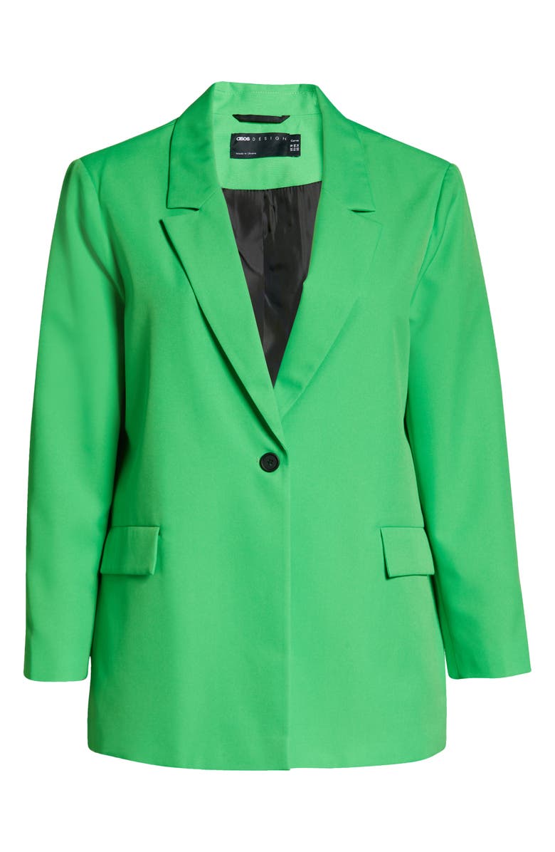 ASOS DESIGN Curve Oversize Blazer, Alternate, color, 