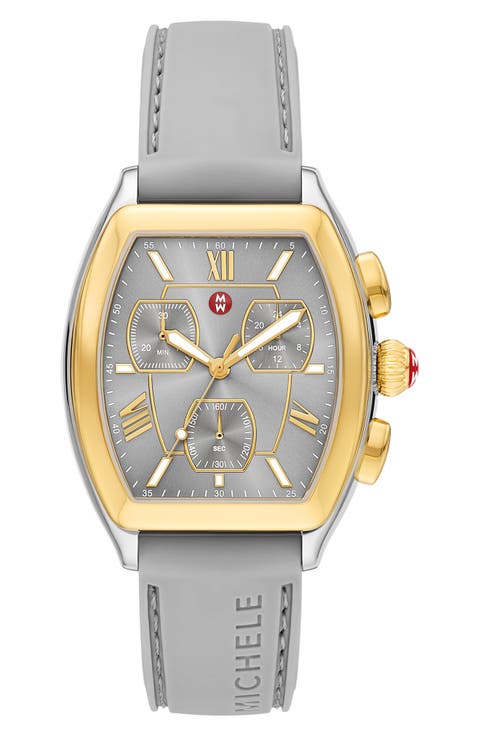 Releve Sport Silicone Strap Watch, 45mm