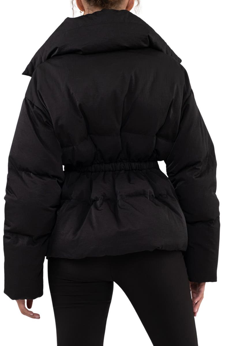 Blu Pepper Waist Puffer Jacket, Alternate, color,