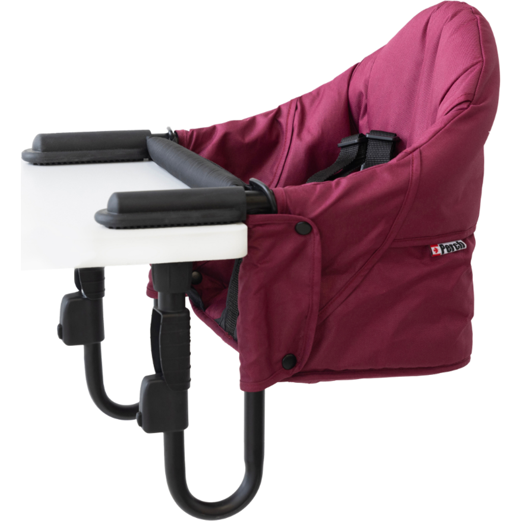Guzzie and Guss Perch Portable Hook-On Baby Highchair - Compact, Travel-Friendly & Fits Most Tables in Bordeaux  product