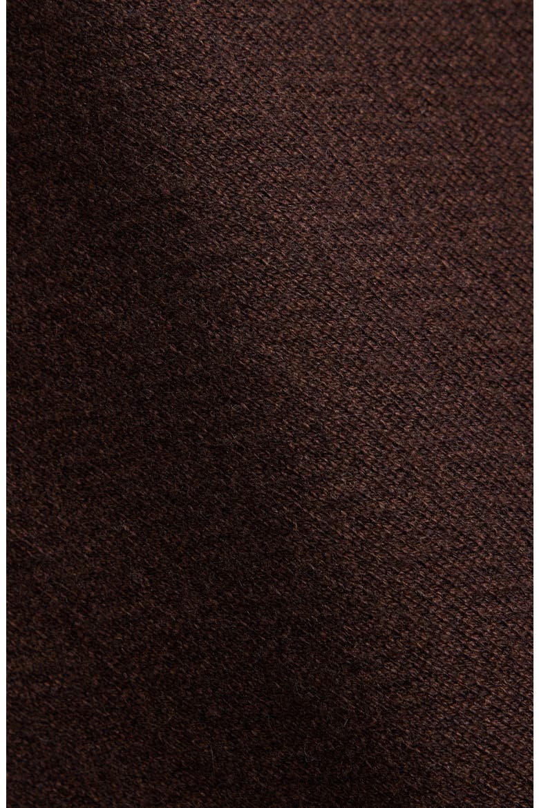 Emerson Knit Wool & Cashmere Hoodie, Alternate, color, RISTRETTO BROWN HEATHER
