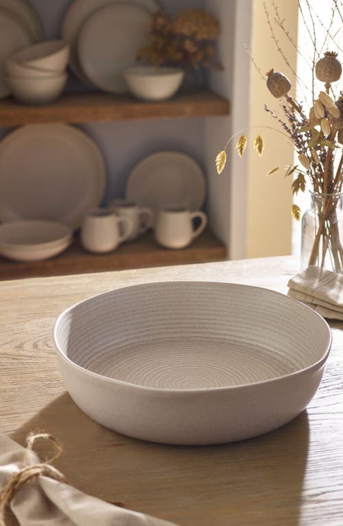 Next Kya Stoneware Serving Bowl In Natural