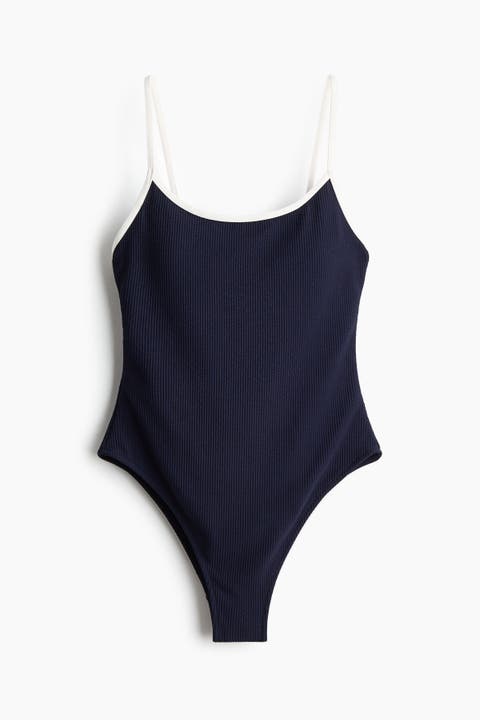 Padded-cup High Leg Swimsuit