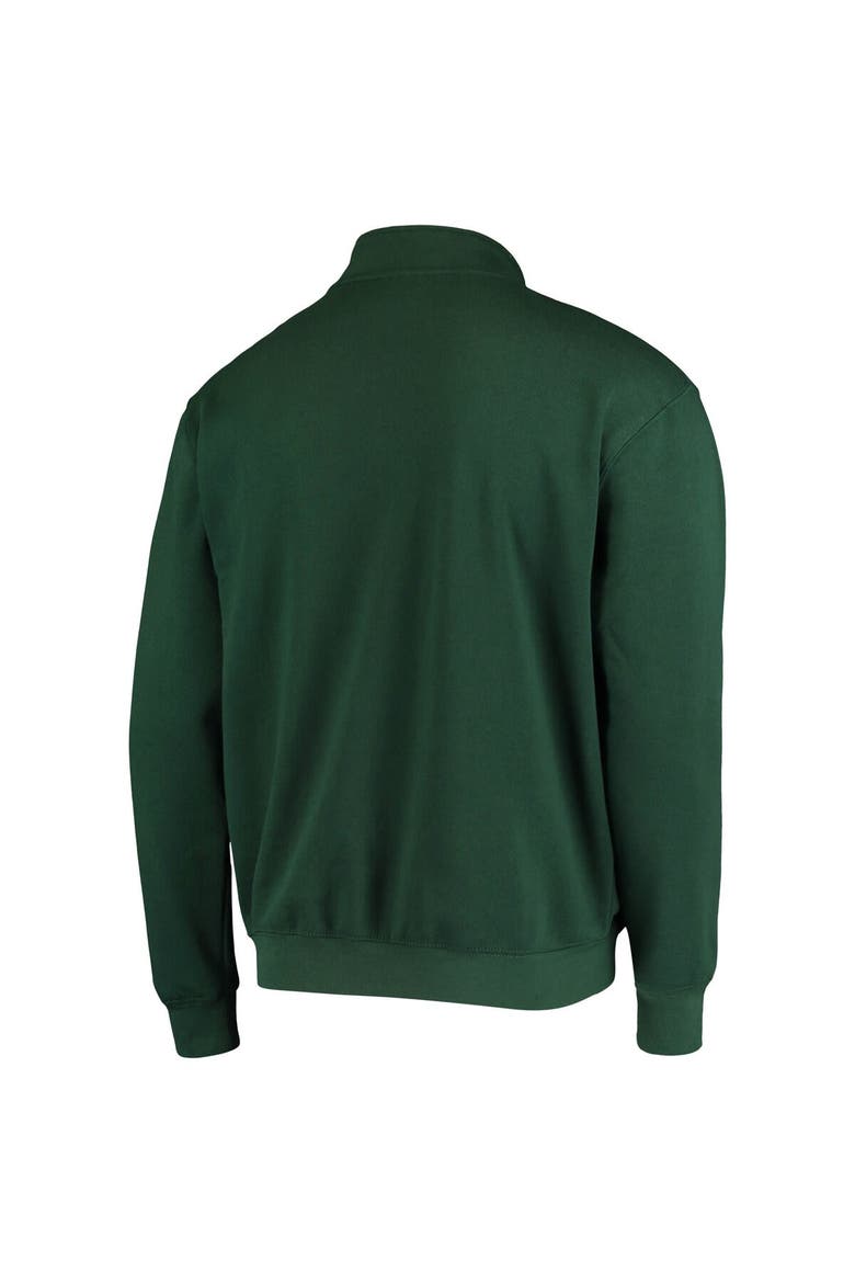 Men's Colosseum Green NDSU Bison Tortugas Logo Quarter-Zip Jacket, Alternate, color, Green