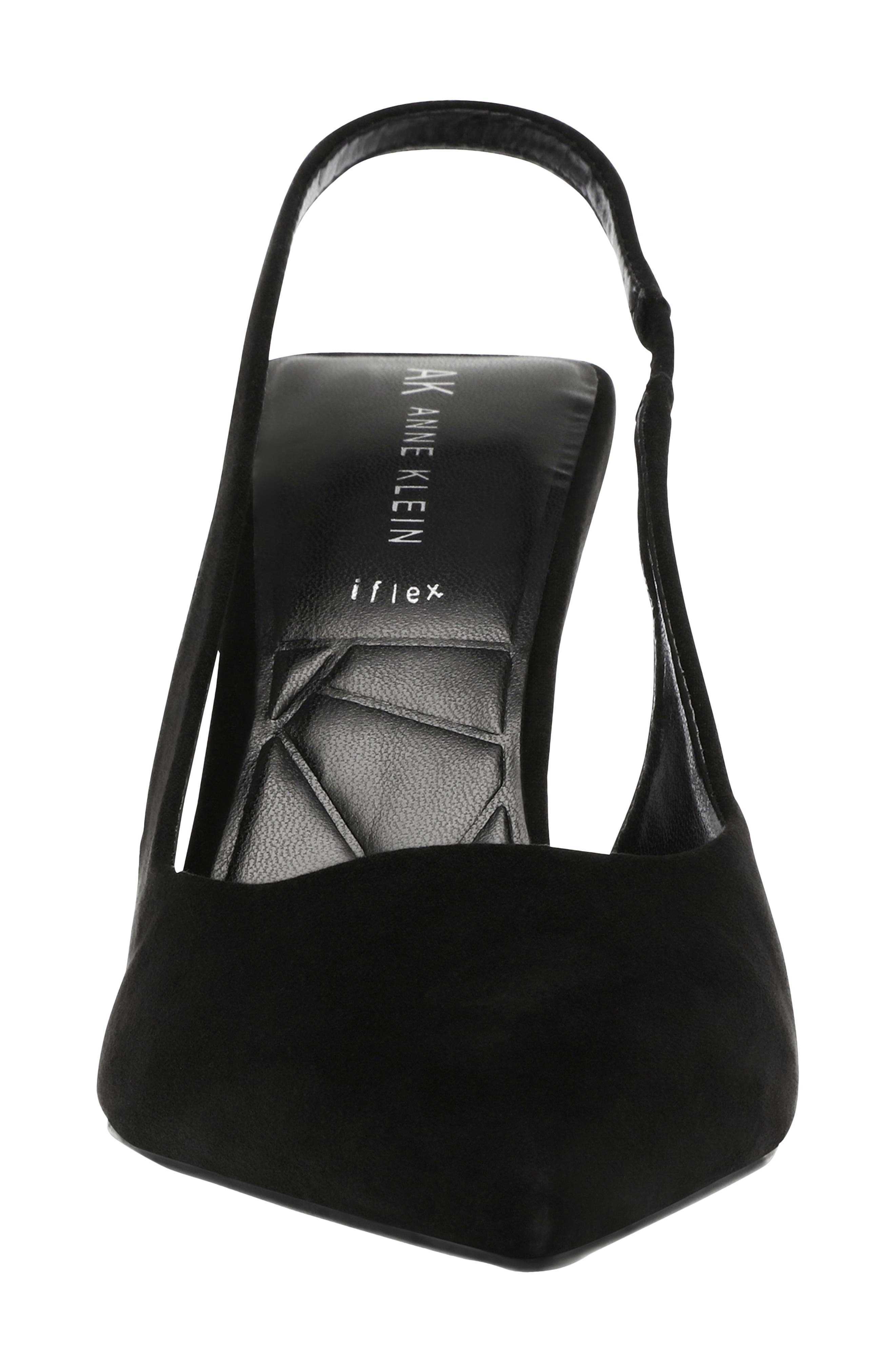 Anne Klein Indianna Slingback Pump, Alternate, color, Black