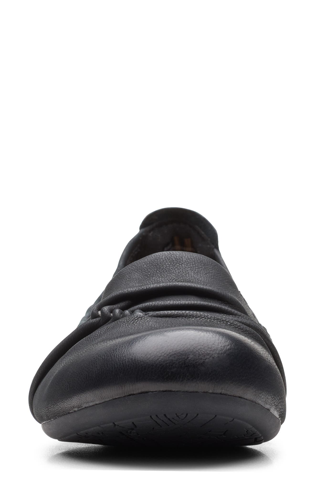 Clarks<sup
®</sup
 Rena Way Flat, Alternate, color, Black