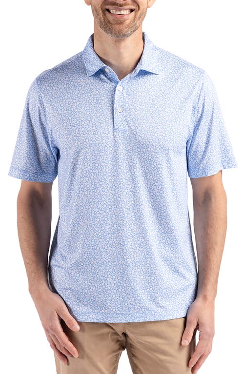 Cutter & Buck Floral Performance Polo in Atlas 