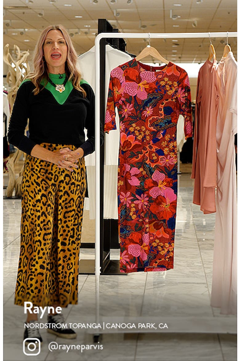 Snake Garden Jersey Dress video