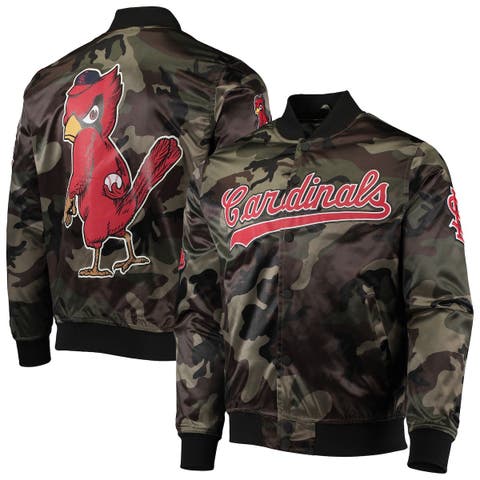 Men's Pro Standard Camo St. Louis Cardinals Satin Full-Snap Jacket