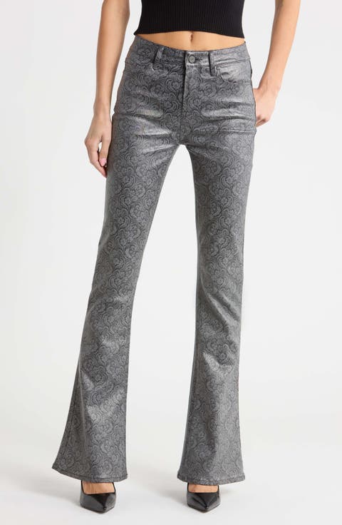 High Waist Lou Lou Flare Leg Jeans