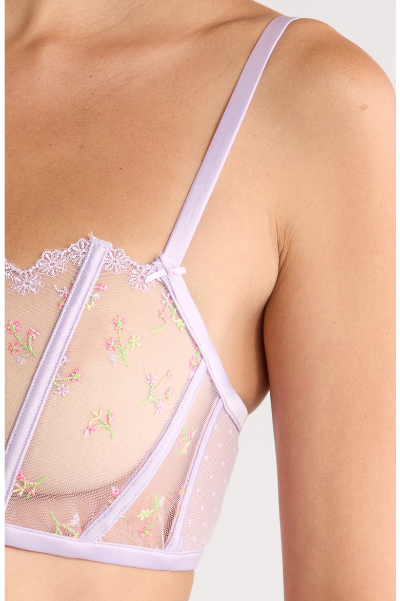 Reveuse Bustier, Alternate, color, LILAC