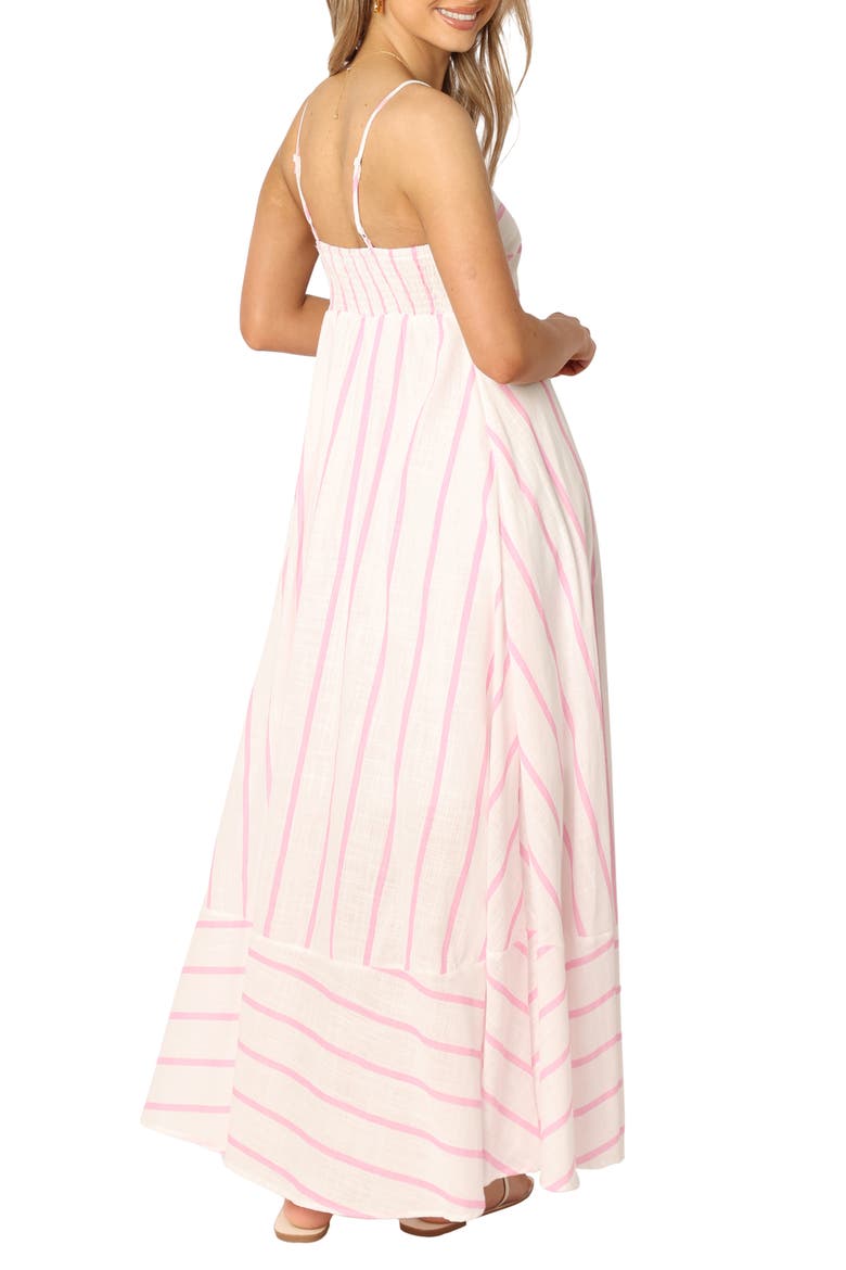 Seville Stripe Maxi Dress, Alternate, color, PINK STRIPE