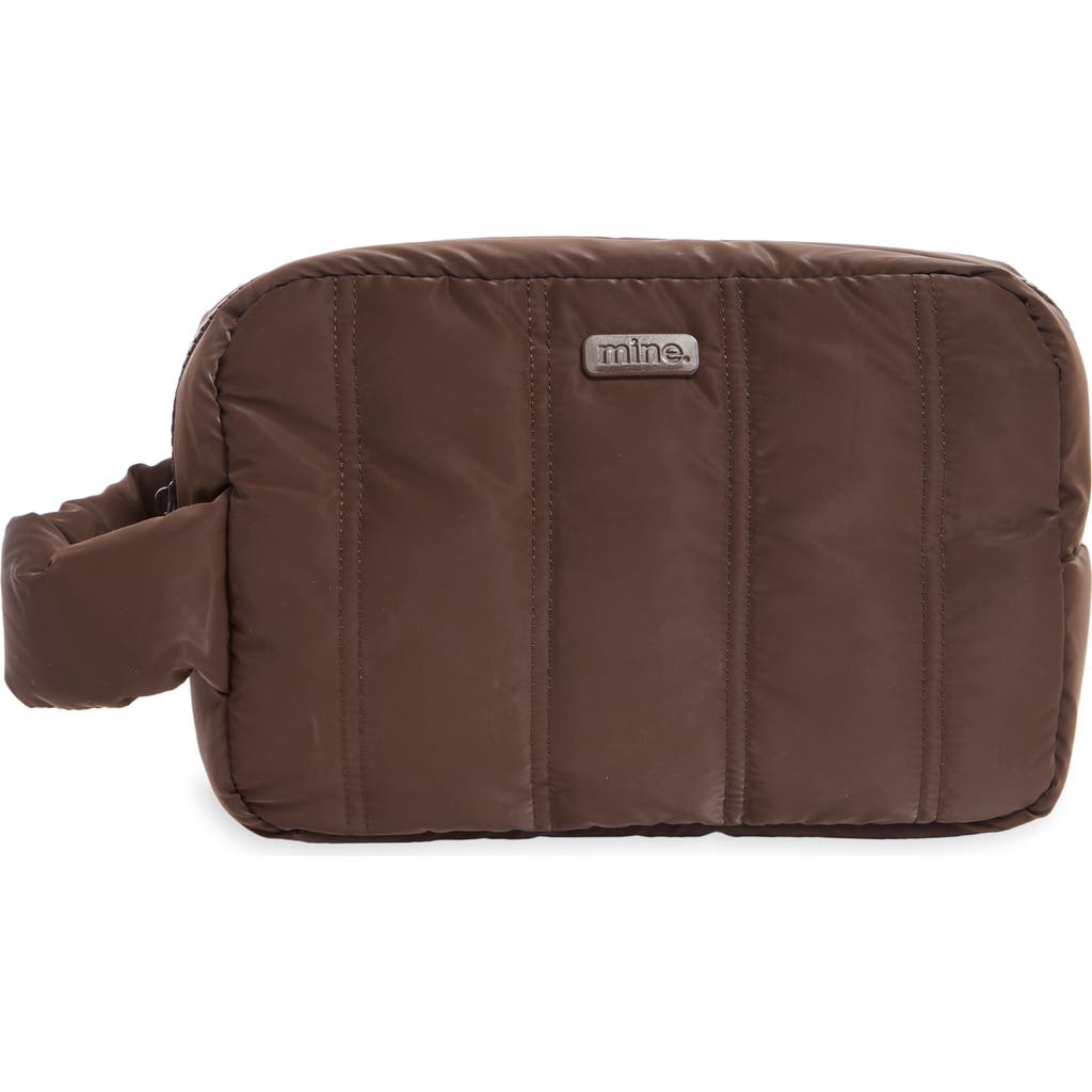 Mytagalongs Ellie Cosmetic Pouch In Chocolate