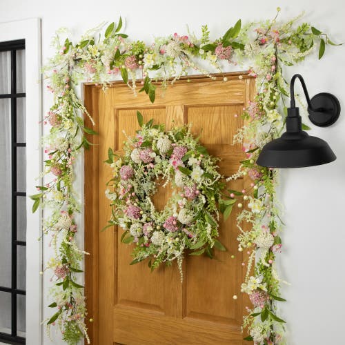 Northlight Hydrangea And Berry Floral Spring Garland