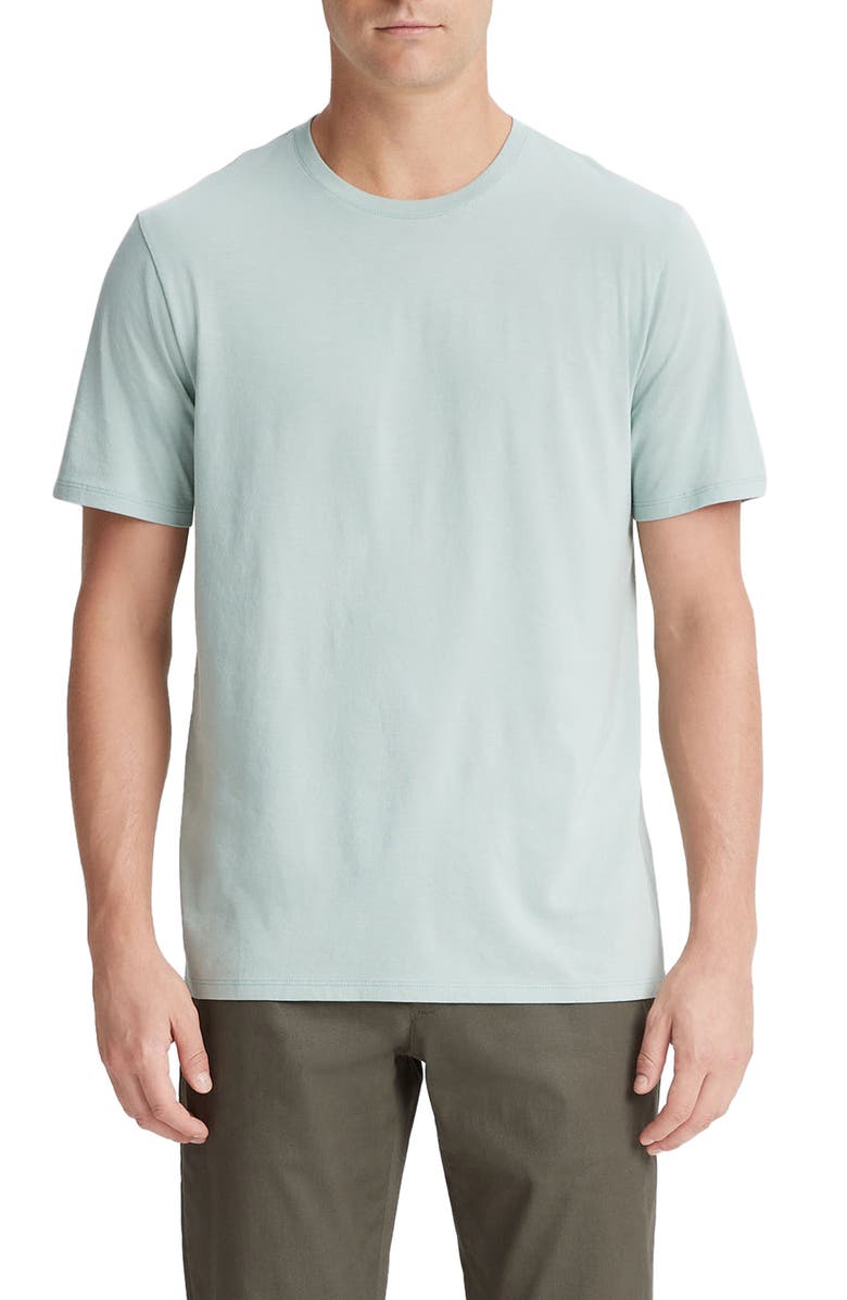 Vince Pima Cotton T-Shirt, Main, color, Seafoam Green
