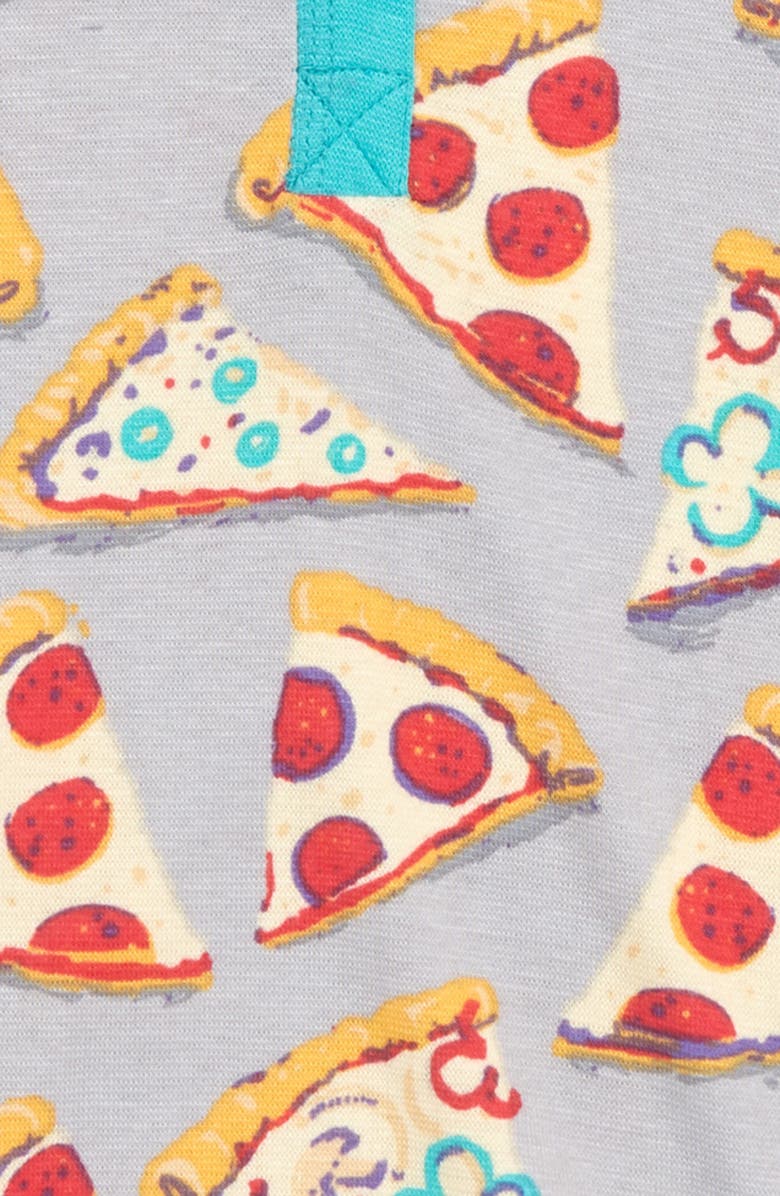 Munki Munki Retro Space Fitted Two-Piece Pajamas, Alternate, color, 