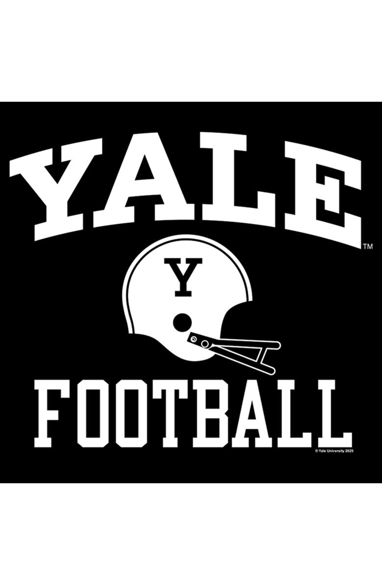 Yale University Women's Yale University Football Helmet Logo Graphic T-Shirt, Alternate, color, Black