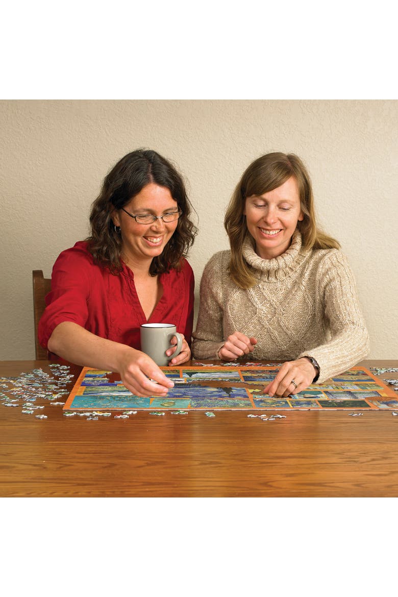 1000 Piece Puzzle Van Gogh Reference Poster Included, Alternate, color, Multicolored
